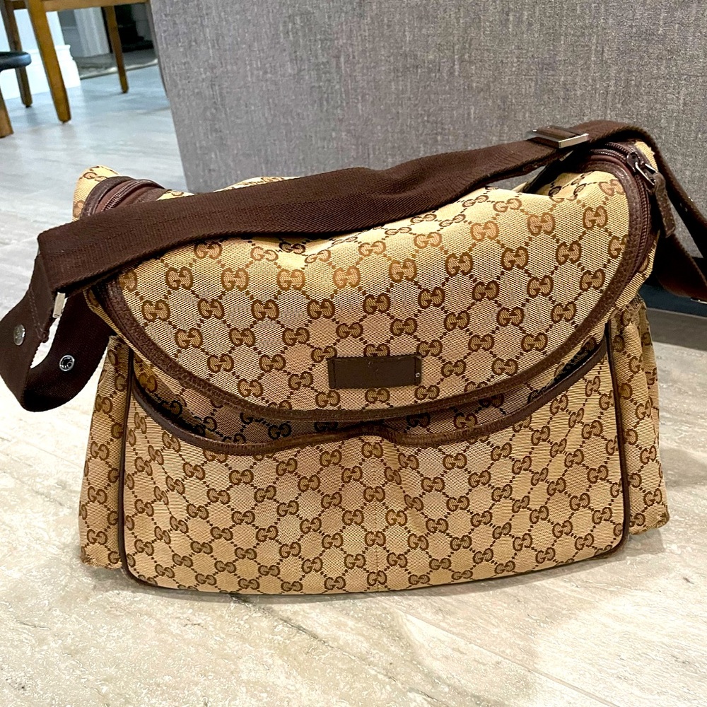 Authentic Gucci diaper bag